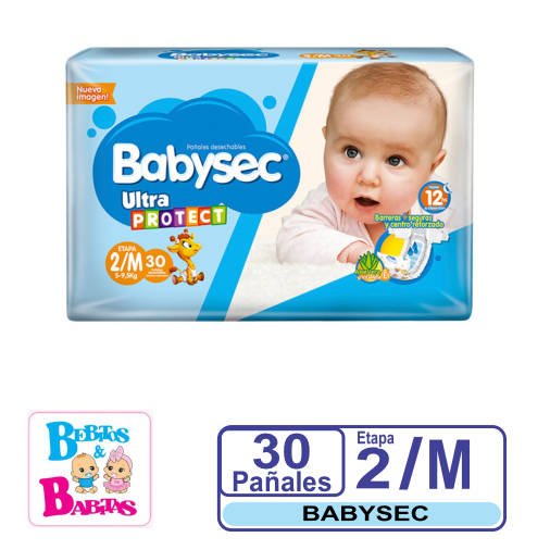 PAÑAL BABYSEC 2/M x30 unds